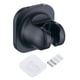thumbnail image 2 of Soporte para cabezal de ducha, soporte de pared Flexible, soporte para manguera de ducha, ángulo ajustable, Base de cabezal de ducha de mano para baño Negro, 2 of 5