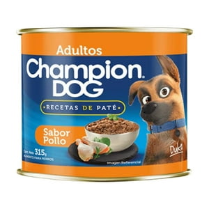 Latas De Alimento Húmedo Champion Dog Adulto Pollo 12 Un.