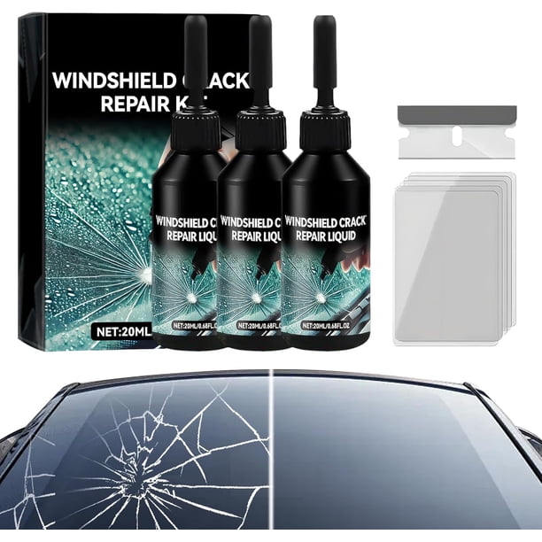 Kit reparación astillas parabrisas líquido reparación grietas desaparecen astillas grietas
