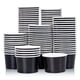 thumbnail image 1 of Vasos De Papel Para Helado 160 Ml 100 Unidades Color Negro 5 5 Oz, 1 of 8