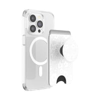 Funda Para Teléfono Popsockets Popwallet Blanco Con Agarre Expandible Y Adaptador Magsafe