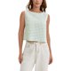 thumbnail image 2 of ATHLECHIC Mujeres Verano Tops Cortos de Tirantes Cuadros Top Botón Espalda Casual Blusas Sin Mangas Camisas S Verde, 2 of 5