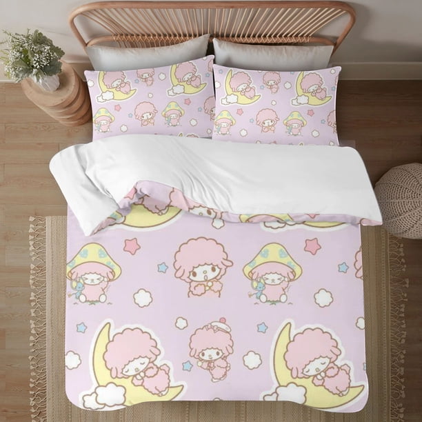 My Sweet Piano 3-Piece Bedding Set For Kids Boys Girls Adult Cartoon Warm Cute Fashion Holiday Present Gift Bed Sheets