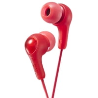 Auriculares Intraaurales Jvc Gumy Hafx7R Rojos Con Almohadillas De Silicona