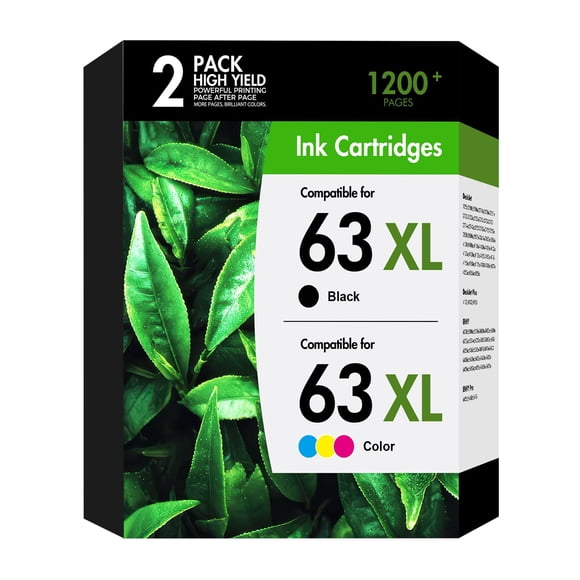 Cartucho de tinta WOWTONER HP 63XL Negro Tricolor