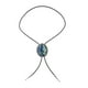 thumbnail image 1 of de bolo retro, colgante ovalado, bisutería, de vaquero occidental, cordón de cuero PU para aniversario, novia, hombre, cumpleaños, , Plata, 1 of 5
