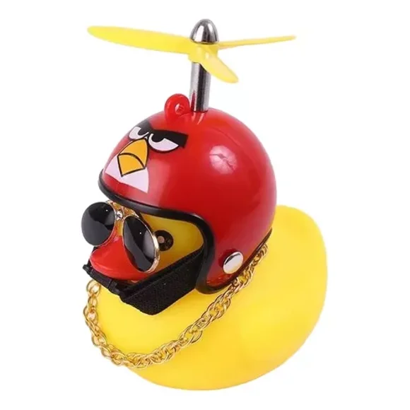Pato con casco rojo Diseño A. Bird