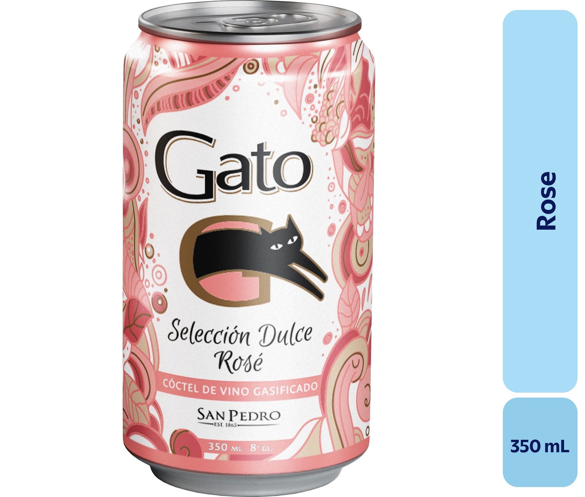 Vino Rose Lata 350 mL Gato