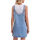 thumbnail image 3 of INSPIRE CHIC Vestido de Mujer Regreso a Clases Peto de Mezclilla Holgado Casual Sin Mangas Mini Vestidos Azul Cielo S, 3 of 6