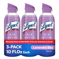 Spray Desinfectante De Aire Lysol Lavender Sky Scent 300 Ml (Paquete De 3)
