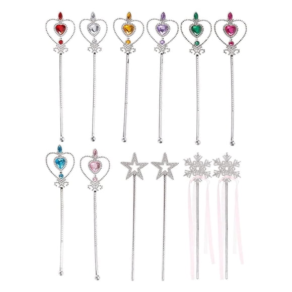 Varita Fairy Princess Blue Panda, paquete de 12 para niñas de 3 a 14 años
