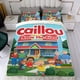 thumbnail image 4 of Caillou Conjunto de sábanas temático, trío de piezas, cómodo y amigable con la piel, diseño único, regalo de decoración para el hogar para familiares, amigos y fans, 90 cm * 190 cm, 4 of 6