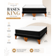 thumbnail image 3 of Base de Cama King Negra con Colchón, 3 of 3