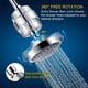 thumbnail image 3 of 1pc Shower Head For Bathroom High Pressure 5 Spray Settings Shower Head With Filter Combo For Hard Water, 3 of 4