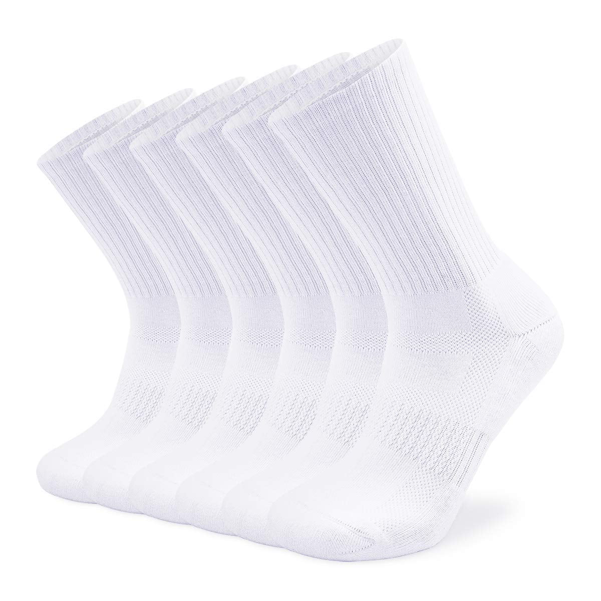 Calcetines Deportivos Para Entrenamiento De Tripulación Sox Town, Acolchados, Unisex, Blancos