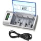 thumbnail image 1 of Cargador Universal EBL 14 Ranuras LCD NiMH NiCd Descarga, 1 of 3
