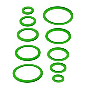 Ioensy - Anillo De Alimentación Para Acuario, Anillos Redondos Ligeros Para Plantas Flotantes, Color Verde, 10 Uds.