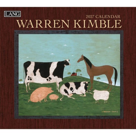 Calendario De Pared Warren Kimble 2027 – Lang Brands, Llc
