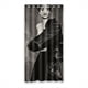 thumbnail image 1 of Cortina de ducha Madonna Rock Queen, juego de cortinas de baño con ganchos, tamaño 36 x 72 pulgadas, 1 of 3