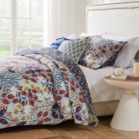 Set De Edredón Greenland Home Fashions Perry Full/Queen, Azul Pizarra