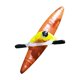 thumbnail image 4 of Estatuilla De Kayak, Adorno Creativo, Estatua De Kayak Para Estanque Exterior, Piscina, Rojo, 4 of 5
