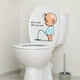 thumbnail image 2 of Add a Touch of Adorable Humor to Your Bathroom with our 1pc Kid Peeing Toilet Sticker - Self-Adhesive Toilet Warning Wall Sticker and Bathroom Decorative, 2 of 4
