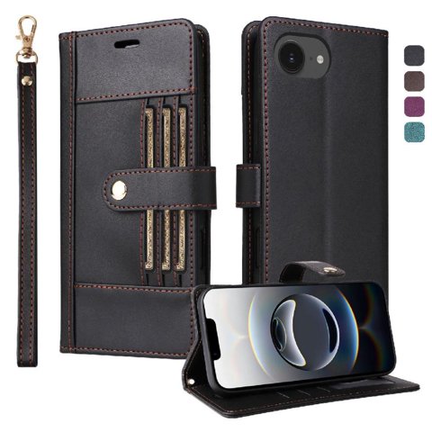 Foxdock Funda Tipo Cartera Para Iphone 16E – Cubierta De