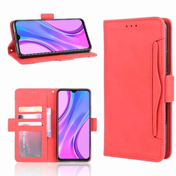 Funda Cartera Magnética para Xiaomi Redmi 9C- Tarjetero Desmontable, Cuero PU, Soporte