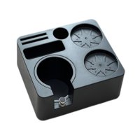 Bothyi - Estación De Prensado De Café Expreso, Regalo Para Cafeterías, Soporte Antideslizante Para Prensar Café, Color Negro