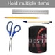 thumbnail image 5 of Destino Final-theme Cylinder Pen Holder Pencil Organizer with Flannel Lining PVC Leather Material Cardboard Base for study work 10*8CM, 5 of 6