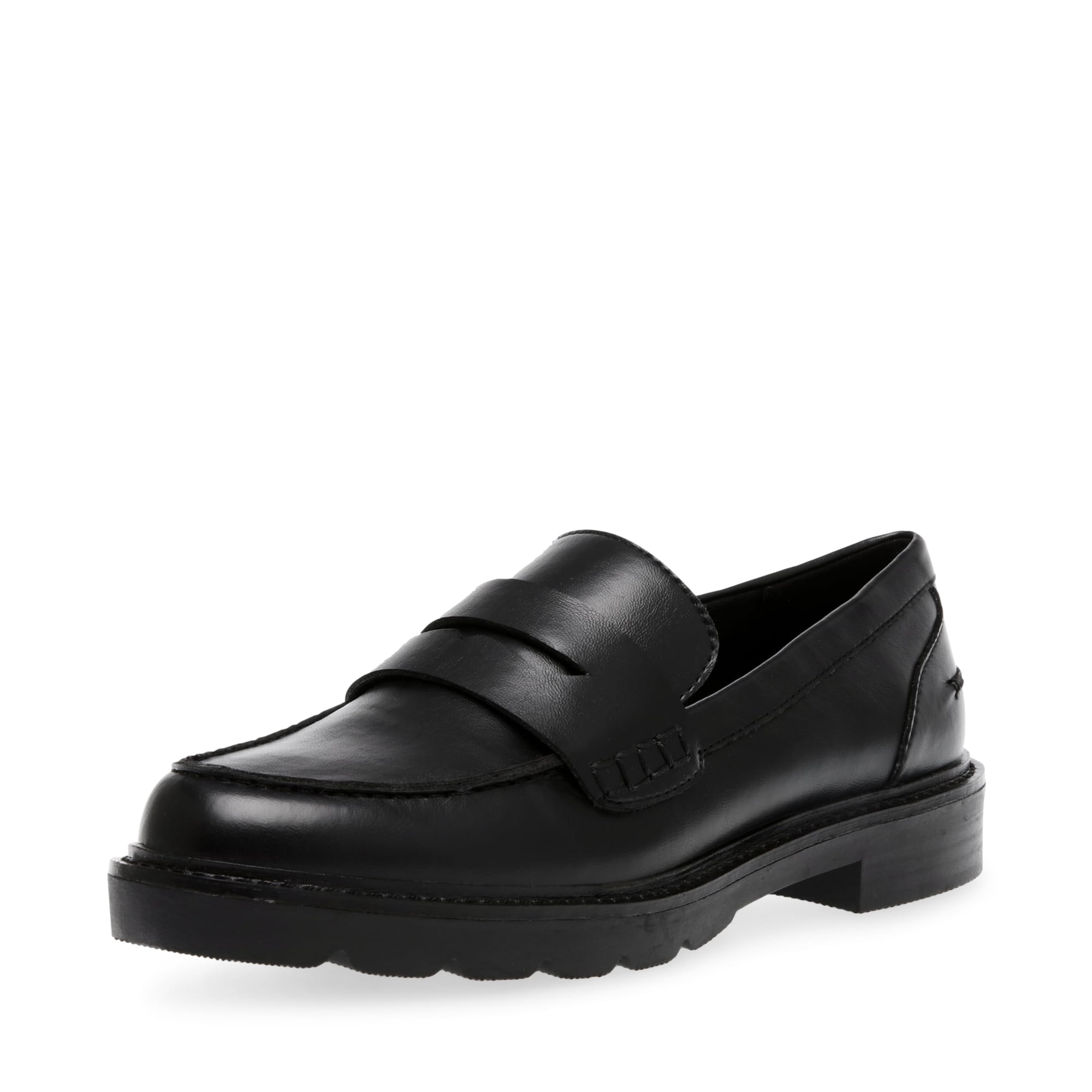 Zapatos Anne Klein Emmylou - Mocasín Para Mujer, Color Negro, Poliuretano, Talla 7.5