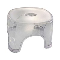 Bothyi - Taburete De Baño De Acrílico Taburete De Cambio De Zapatos Hogar Para Dormitorio De Apartamento