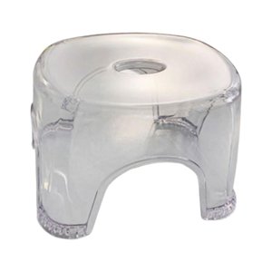 Bothyi - Taburete De Baño De Acrílico Taburete De Cambio De Zapatos Hogar Para Dormitorio De Apartamento