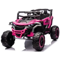 Mundo Online - Jeep Eléctrico Niños Todo Terreno 4 X 2 , Control, Luces Led Rosado