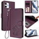 thumbnail image 2 of iPhone 12/12 Pro Funda Billetera con Estampado de Gato, Morado Oscuro, 2 of 6