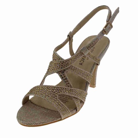 Sandalia Fiesta Dorado Vía Franca