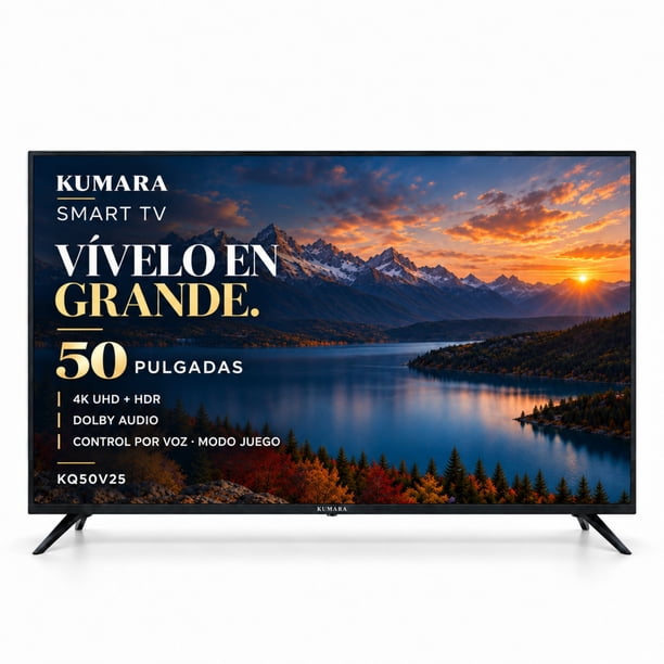 Smart TV QLED 50 Pulgadas 4K UHD HDR VIDAA KUMARA KQ50V25