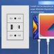 thumbnail image 3 of Panel Inteligente De Doble Enchufe Con Entrada Usb Y Tipo -c, 3 of 10