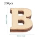 thumbnail image 4 of 200 letras de madera mixtas sin pintar, decoraciones DIY, juguetes de aprendizaje temprano para niños (letras n.° 1), 4 of 5