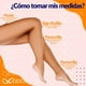 thumbnail image 4 of Medias Antiembolicas Compresion Cranberry blanco M, 4 of 7
