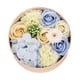 thumbnail image 2 of Caja De Flores De Rosa De Jabón Adorno Floral De Flores Simuladas Para Regalo De Acción De Gracias Azul, 2 of 3