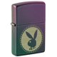 thumbnail image 1 of Mechero de bolsillo Zippo Playboy grabada con cabeza de conejo iridiscente, 1 of 5