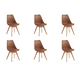 thumbnail image 1 of Pack 6 Sillas De Comedor Tulip Café, 1 of 5