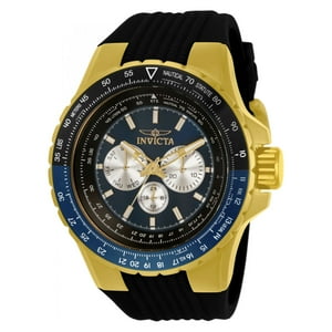 Reloj Invicta Hombre Aviator 33031 Silicona Azul