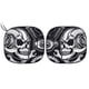 thumbnail image 3 of Parasol para parabrisas Auto Drive AD24M43 28 x 31,5 pulgadas diseño calavera, 3 of 3