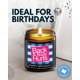 thumbnail image 3 of Candle Rosa Vila Funny Happy Birthday, 250 ml, 3 of 7