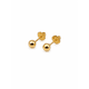 thumbnail image 2 of Aros Bolita 5mm N3 Oro18k 0.65gr Niña Juvenil Hipoalergénico Dorado, 2 of 5