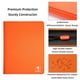 thumbnail image 5 of Álbum para cartas coleccionables DTCGBIN de 16 bolsillos con cierre de cremallera, color naranja, 5 of 7