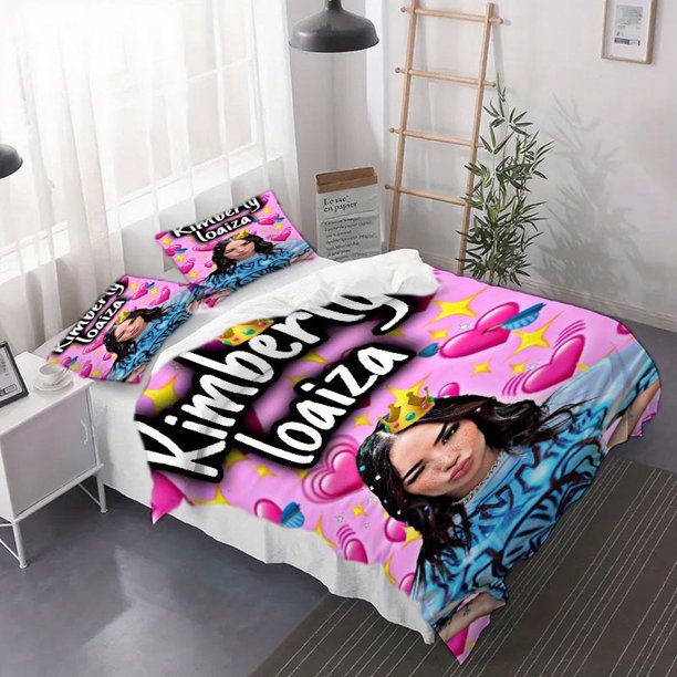 3pcs Kimberly Loaiza Inspired Duvet Cover Set - Bedding Set Suitable for Bedrooms And Guest Rooms. Soft And Comfortable Duvet Cover a Perfect Gift for Family And Friends.