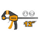 thumbnail image 2 of Prensa Sargento Rapida Industrial Ingco 63x300 Mm Hqbc01602, 2 of 8